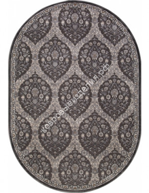 Ковер D740-DARK GRAY овал Ковер D740-DARK GRAY овал