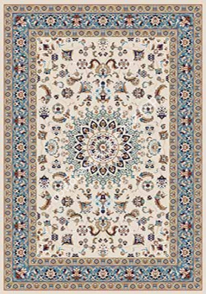 Ковер SHAHREZA D210 CREAM-BLUE Ковер SHAHREZA D210 CREAM-BLUE