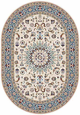 Ковер SHAHREZA D210 CREAM-BLUE Ковер SHAHREZA D210 CREAM-BLUE