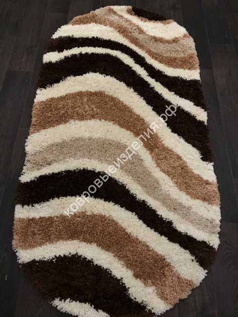 SHAGGY ULTRA S607 BEIGE BROWN SHAGGY ULTRA S607 BEIGE BROWN