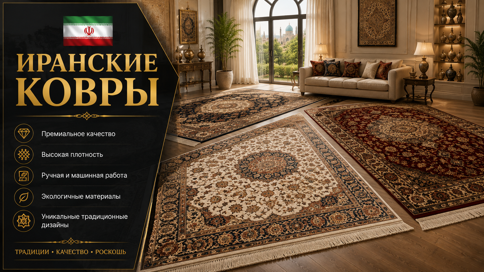 КОВРЫ ИРАНСКИЕ (ПЕРСИДСКИЕ)